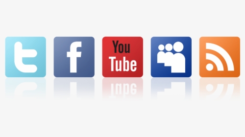 Social Network Icons - Social Media Icons For Website Png, Transparent Png, Free Download