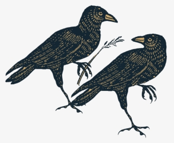 Crows Home - Dancing Crow Vineyards Logo, HD Png Download, Free Download