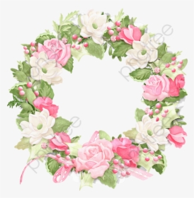 Flowers Ring Png - Rose Wreath Png, Transparent Png, Free Download