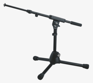 Pied Mic Bas Perche Telesc - K & M Floor Mic Stand, HD Png Download, Free Download