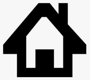 Transparent White Home Icon Png - Sign, Png Download - kindpng