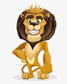 Transparent Lion Icon Png - Lion Cartoon, Png Download, Free Download