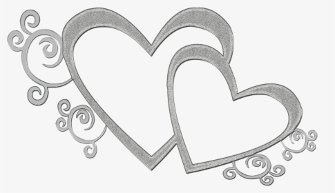 Blue Hearts Wedding Clipart - Silver Wedding Anniversary Clipart, HD Png Download, Free Download