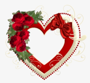 Roses And Hearts - Heart Images Hd Png, Transparent Png, Free Download