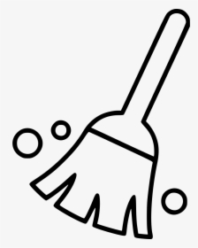 Cleaning Clean Sweep Broom - White Cleaning Icon Png, Transparent Png, Free Download