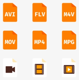 Video Files - Video Formats Png File, Transparent Png, Free Download