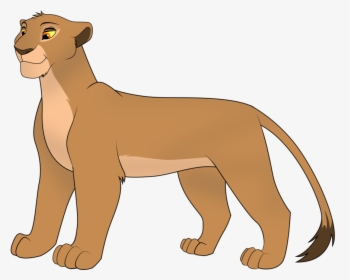 Clip Arts Related To - Cartoon Female Lion Lioness, HD Png Download, Free Download