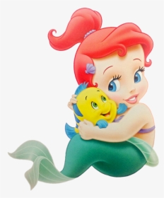 Clip Art Clipart - Baby Ariel Little Mermaid, HD Png Download, Free Download