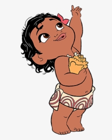 Disney Baby Moana Png Cartoon - Baby Moana Clip Art, Transparent Png, Free Download