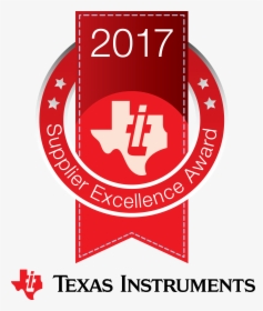 Se Award Icon 2017 Final - Texas Instruments Supplier Excellence Award, HD Png Download, Free Download