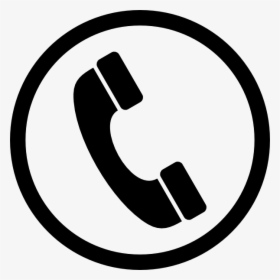 Black And White Phone Icon, HD Png Download, Free Download