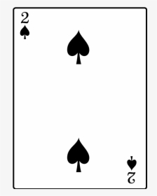 2 Of Spades - 2 Of Spades Png, Transparent Png, Free Download
