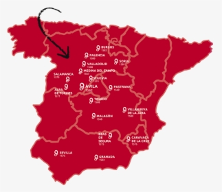 Mapa Flecha Es - Spain Map Vector Png, Transparent Png, Free Download