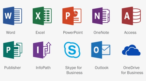 Microsoft Office 365 2016 Icons, HD Png Download, Free Download