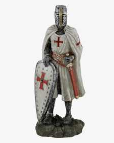 Templar Knight With Shield Statue - Templars Statues, HD Png Download, Free Download