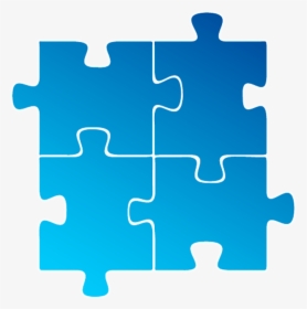 Jigsaw Puzzle Pieces, Blue - Puzzle Pieces Transparent Background, HD Png Download, Free Download