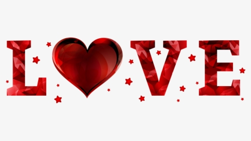 Love, Feelings, Transparent Background, Red, Gradient - Love Banner Transparent Background, HD Png Download, Free Download