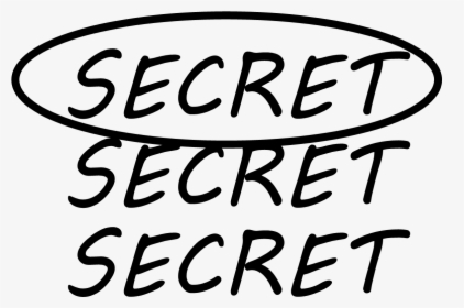 Top Secret Rebus Puzzle - Calligraphy, HD Png Download, Free Download