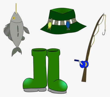 Angler, Fishing Rod, Fishing, Fish, Fishing Hat - Chapeu De Pescador Png, Transparent Png, Free Download