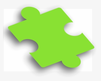 Jigsaw Puzzles Tangram Crossword Computer Icons - Green Puzzle Piece Clip Art, HD Png Download, Free Download