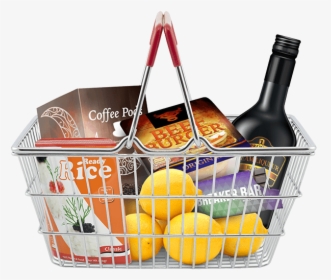 Food-storage - Basket Of Goods Png, Transparent Png, Free Download