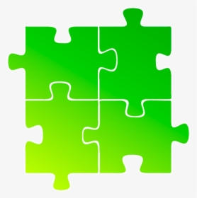 Jigsaw Puzzle Pieces, Green - Puzzle Pieces Transparent Background, HD Png Download, Free Download