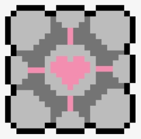 8 Bit Companion Cube, HD Png Download, Free Download