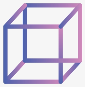 Cubo Wow 3d Purple Morado Rosado Pink - Icon 3d Square, HD Png Download, Free Download