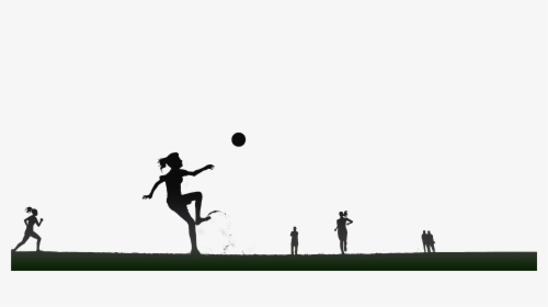 Fit Finish Keeping Athletes Kick Football Transparent - Silhouette, HD Png Download, Free Download
