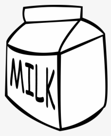 Pantry Clipart Canned Food - Milk Clipart Black And White, HD Png Download, Free Download