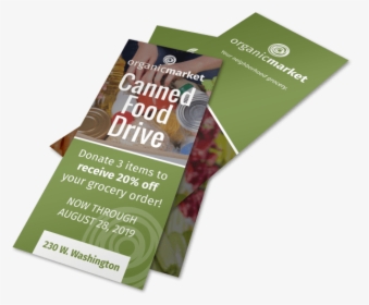 Canned Food Drive Flyer Template Preview - Flyer, HD Png Download, Free Download
