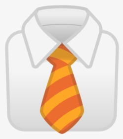 Orange,yellow,tie,candy Corn,bow Tie,fashion Accessory,symbol - Shirt And Tie Emoji, HD Png Download, Free Download