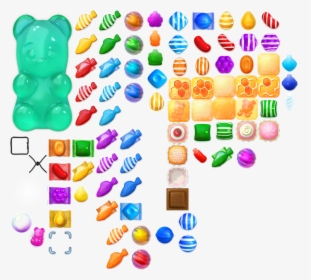 Image Result For Candy Crush Candy , Png Download - Candy Crush Soda Sprites, Transparent Png, Free Download
