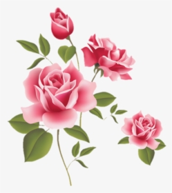 Clip Art Rosas Sticker Stickerrosas Beautiful - Imagen De Flor Rosa, HD Png Download, Free Download