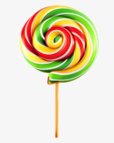Rainbow Lollipop Png Photo - Lollipop Candy Clip Art, Transparent Png, Free Download