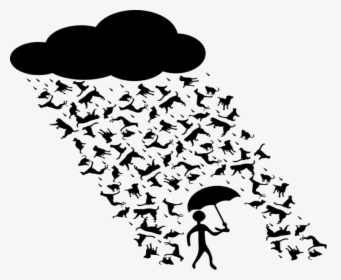 Raining Cats And Dogs Clipart, HD Png Download, Free Download