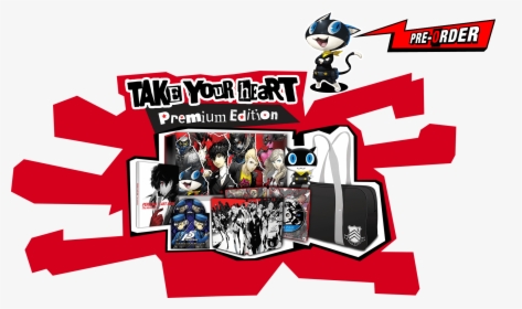 Atlus - Com - Persona 5 Take Your Heart Edition, HD Png Download, Free Download