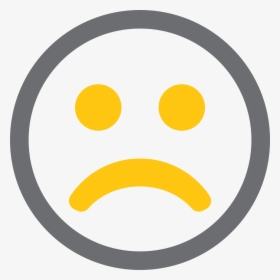 Emoticon Frown - Onestop Reporting - Circle - Circle, HD Png Download, Free Download