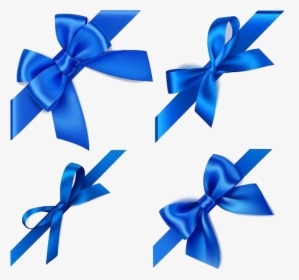Transparent Blue Bow Tie Clipart - Bow Transparent Png Ribbon, Png Download, Free Download