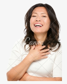 Clip Art Laughing Mature Woman Photos - Middle Aged Asian Woman, HD Png Download, Free Download