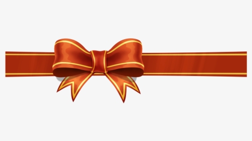 Ribbon Gift Icon - Bow Gift Icon Orange, HD Png Download, Free Download