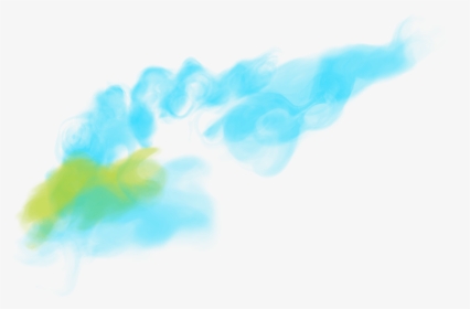 Transparent Green Smoke Png - Watercolor Smoke Blue, Png Download, Free Download