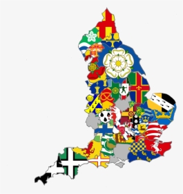 Englandmapnovember2017 - Flag Of Anglo Saxon England, HD Png Download, Free Download