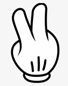 Mickey Mouse Png - Mickey Mouse Glove Template, Transparent Png - kindpng
