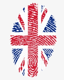 United Kingdom Flag Fingerprint Free Picture - Congo Flag Fingerprint, HD Png Download, Free Download