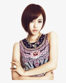 Clip Art Asian Girl Haircut - T Ara Eun Jung, HD Png Download, Free Download
