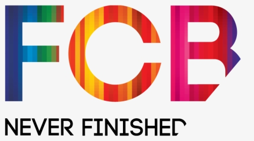 Fcb Never Finished Logo, HD Png Download, Free Download