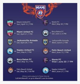 Miami Fc 2 Season Membership - Miami Fc, HD Png Download, Free Download
