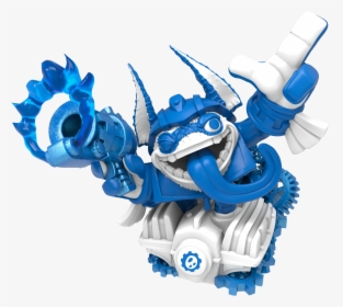 Power Blue Skylanders Superchargers Trigger Happy, HD Png Download, Free Download