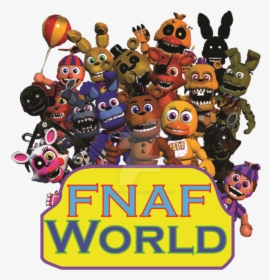My Custom Fnaf Watchers - Fnaf World Logo Png, Transparent Png, Free Download